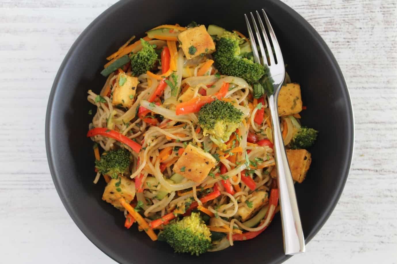 Tofu, Noodle and Vegetable Stir Fry | Health and Wellbeing Queensland