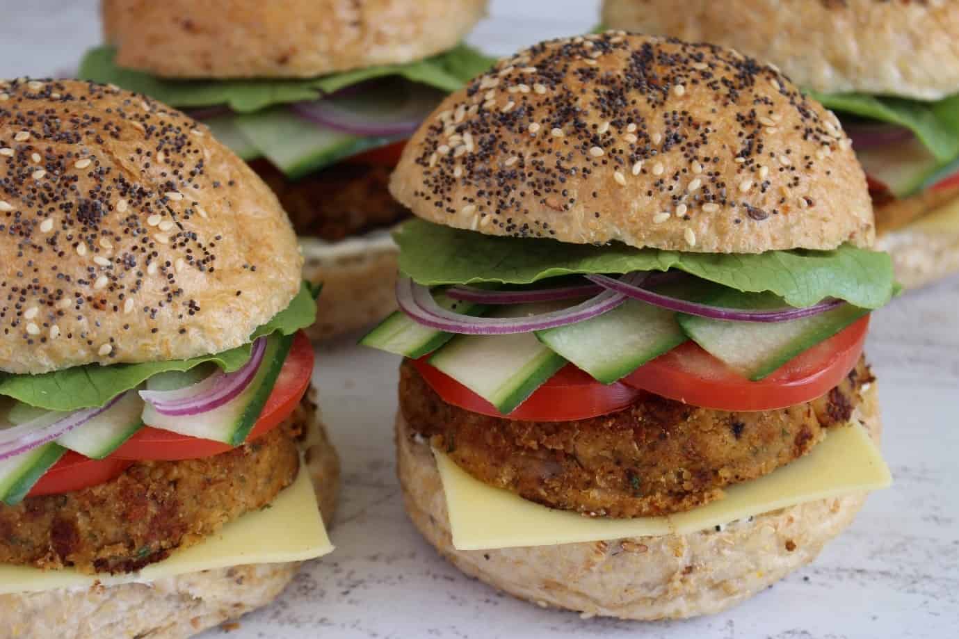 Veggie Burger | Health and Wellbeing Queensland