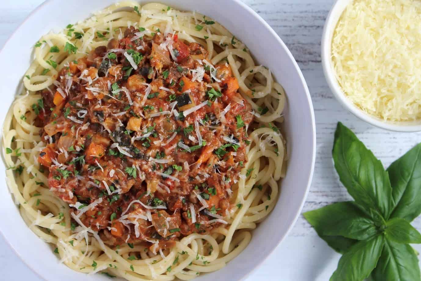 Beef and Lentil Bolognaise