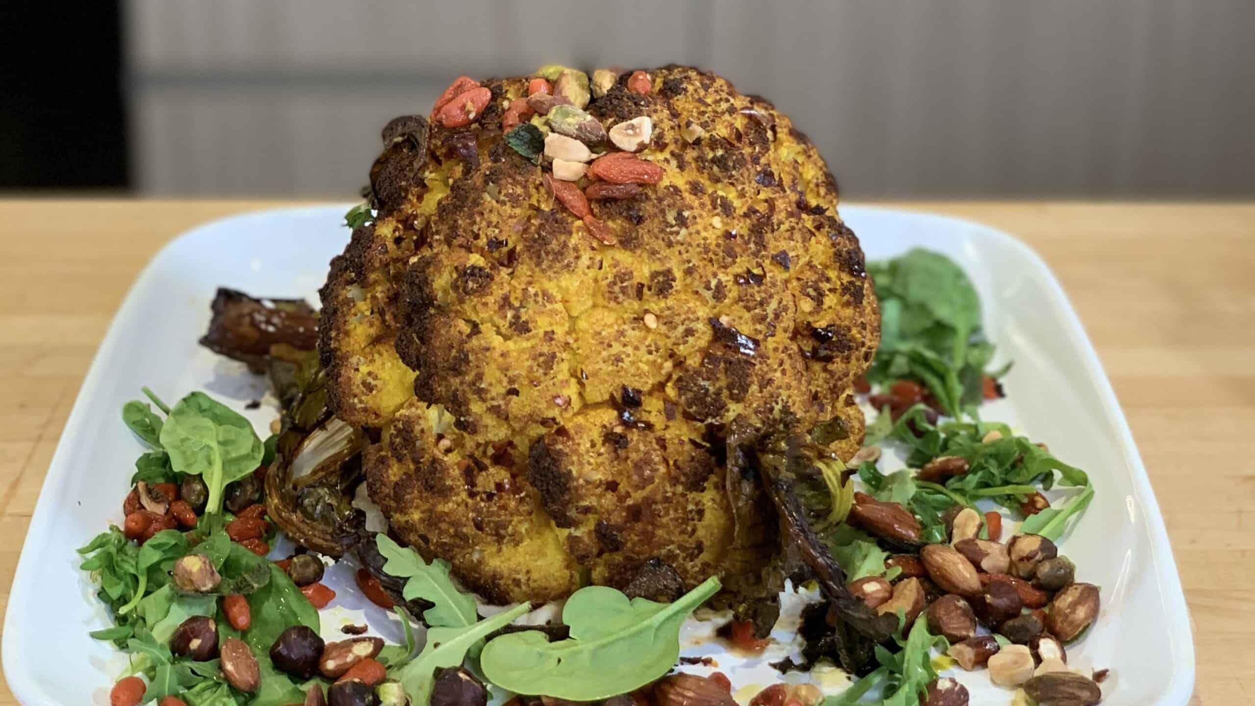 Whole Roasted Turmeric Cauliflower | Health and Wellbeing Queensland
